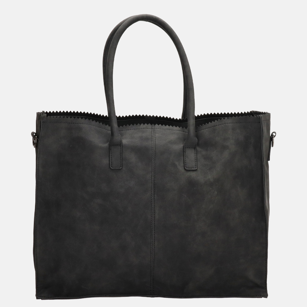 Zebra Trends Lisa shopper XL black bij Duifhuizen