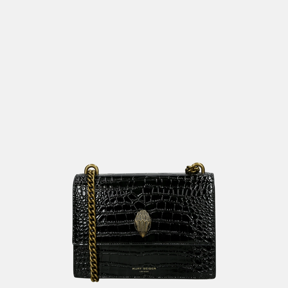 Kurt Geiger Shoreditch crossbody tas black printed bij Duifhuizen