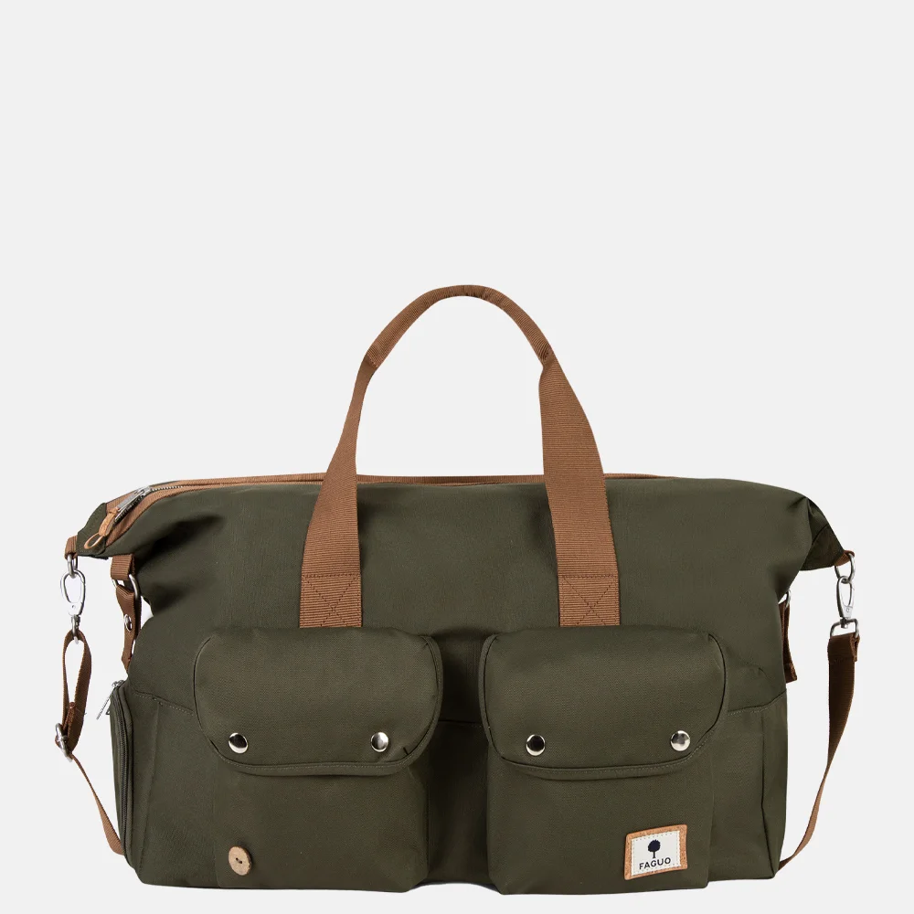 Faguo weekendtas 43 liter kaki bij Duifhuizen