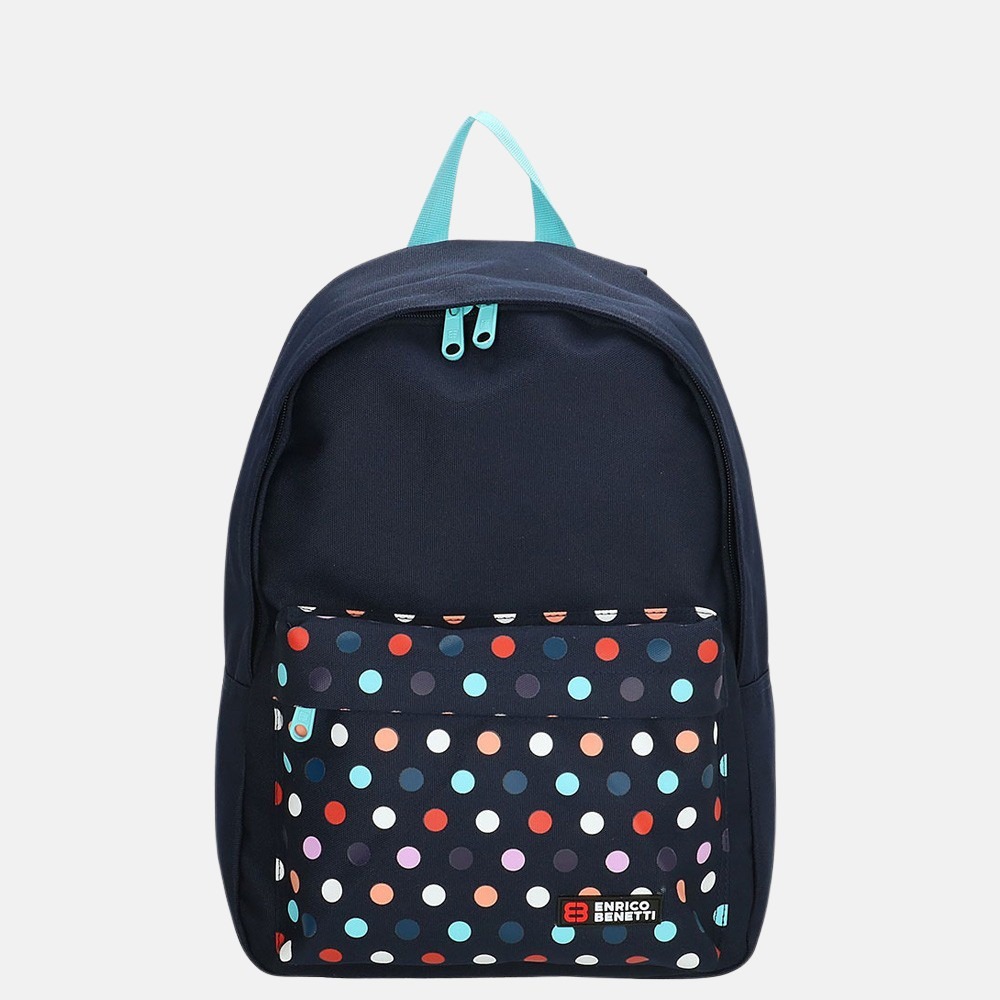 Enrico Benetti Amsterdam City rugzak dots blue bij Duifhuizen