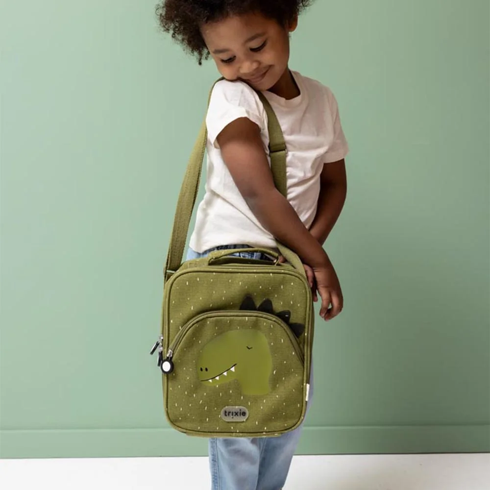 Trixie Mr. Dino thermische lunchtas groen bij Duifhuizen