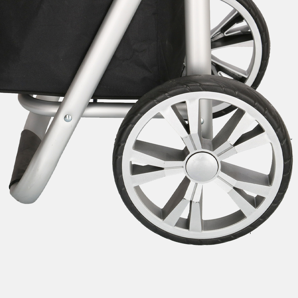 Beagles boodschappentrolley bloem bij Duifhuizen