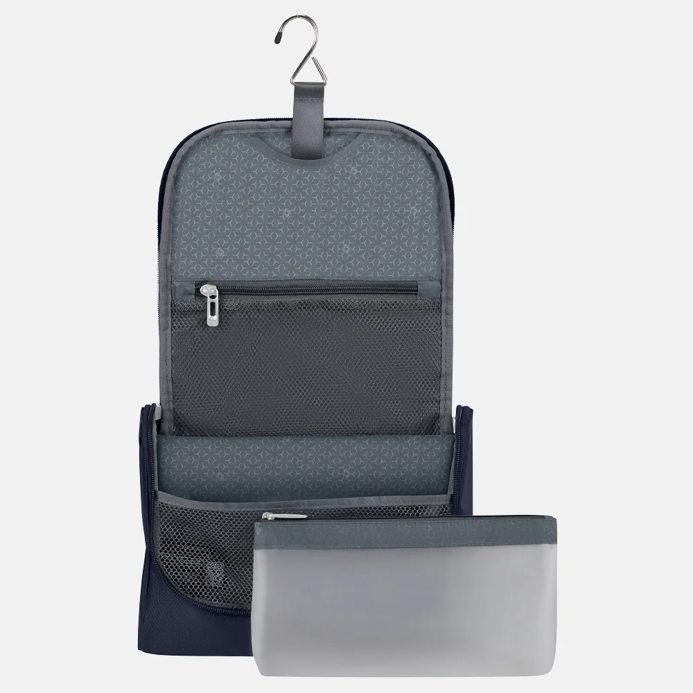 Samsonite Respark ophangbare toilettas midnight blue bij Duifhuizen