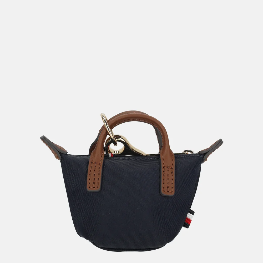 Tommy Hilfiger Popette bagcharm nano space blue bij Duifhuizen