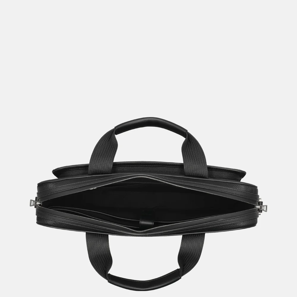 Tommy Hilfiger Central computer bag laptoptas black bij Duifhuizen