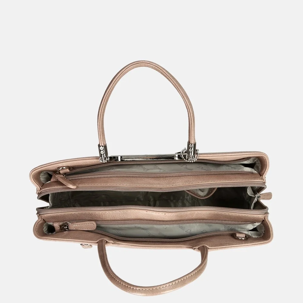 Daniele Donati handtas M taupe bij Duifhuizen