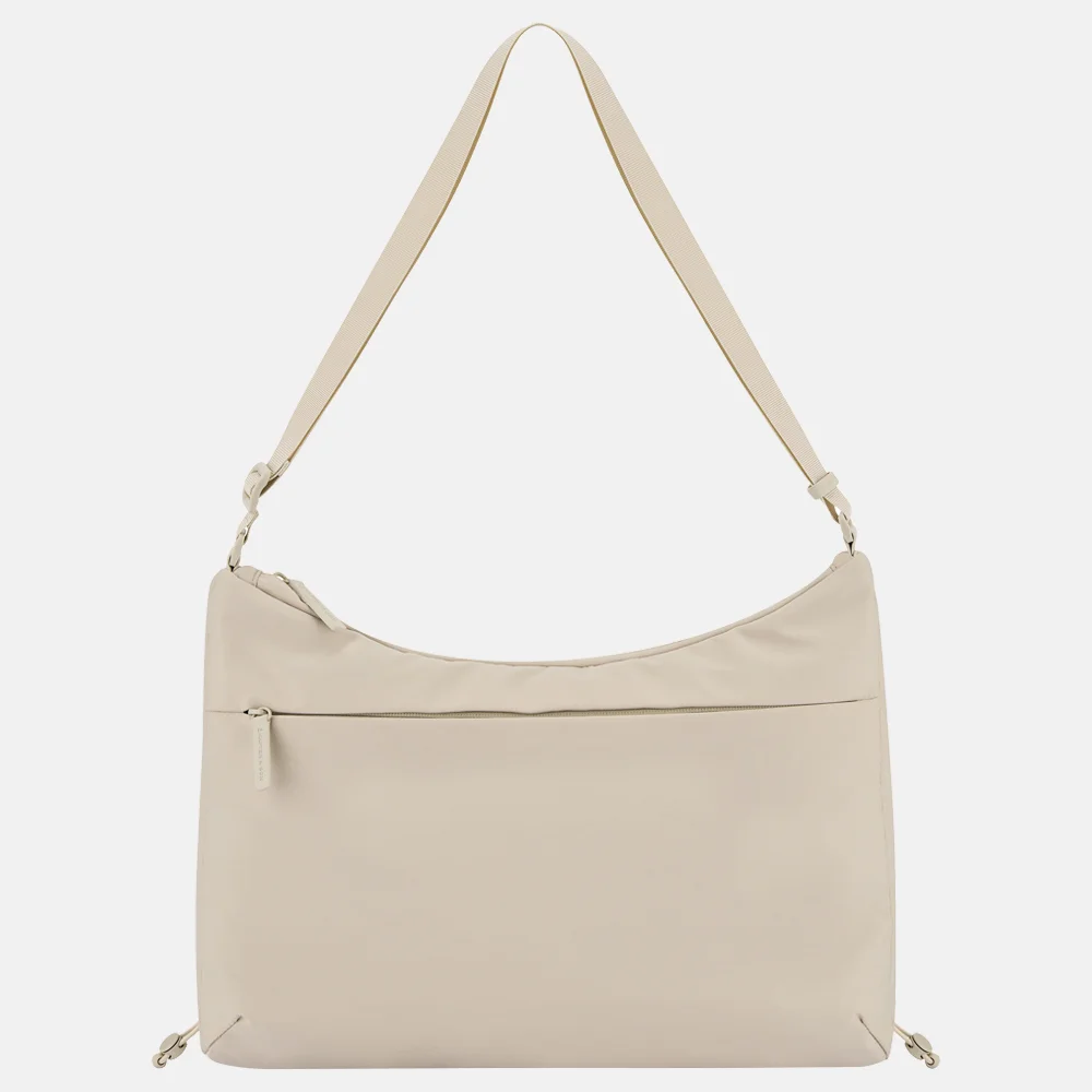 Kapten & Son Skara Large crossbody tas sandstone bij Duifhuizen