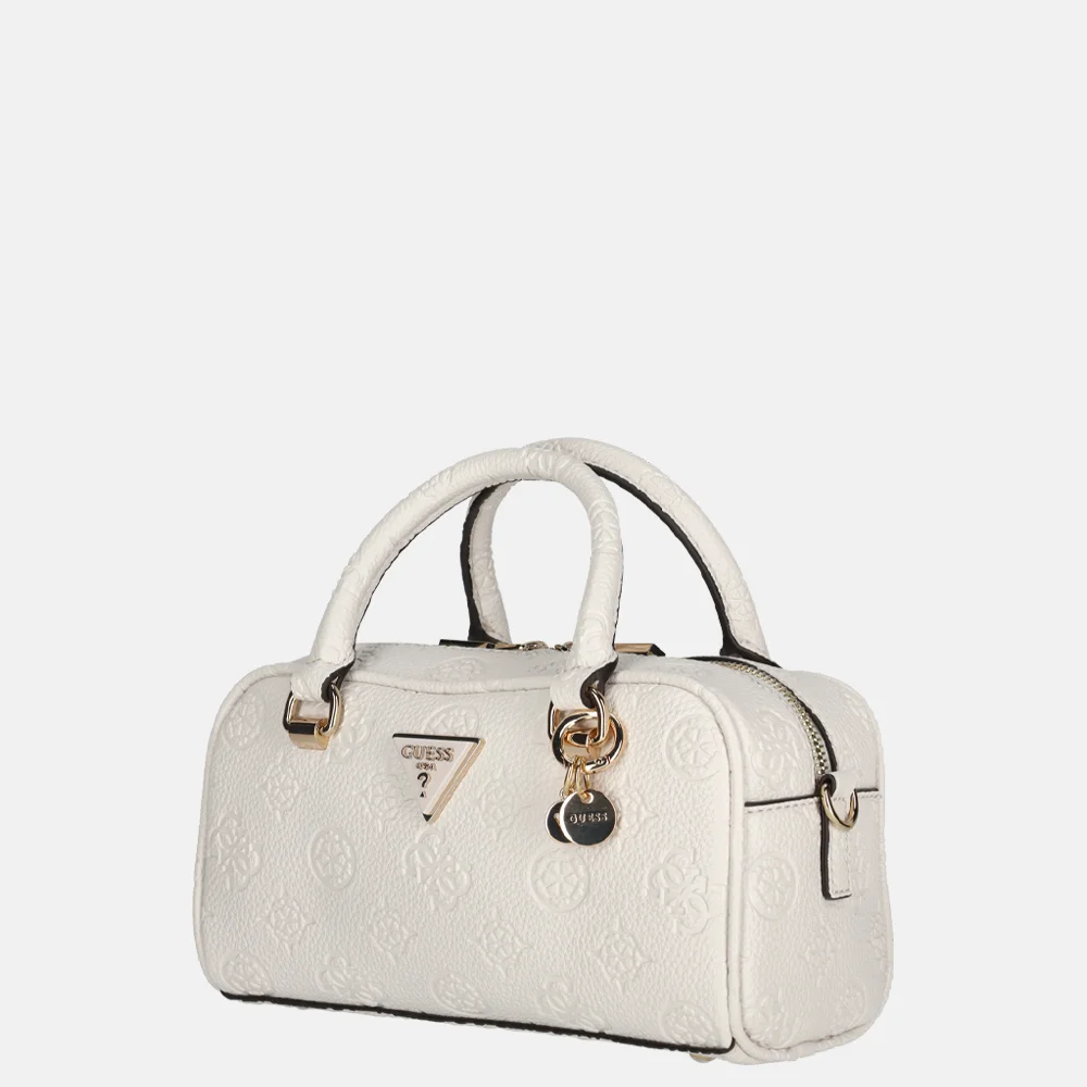 Guess Cresidia Bowling handtas offwhite bij Duifhuizen