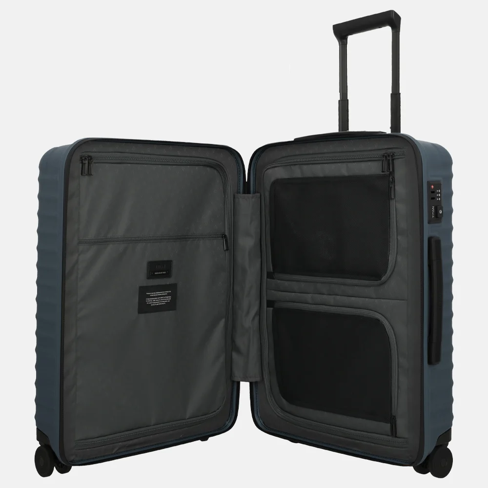 Titan Upgrade reiskoffer 65 cm midnight blue bij Duifhuizen