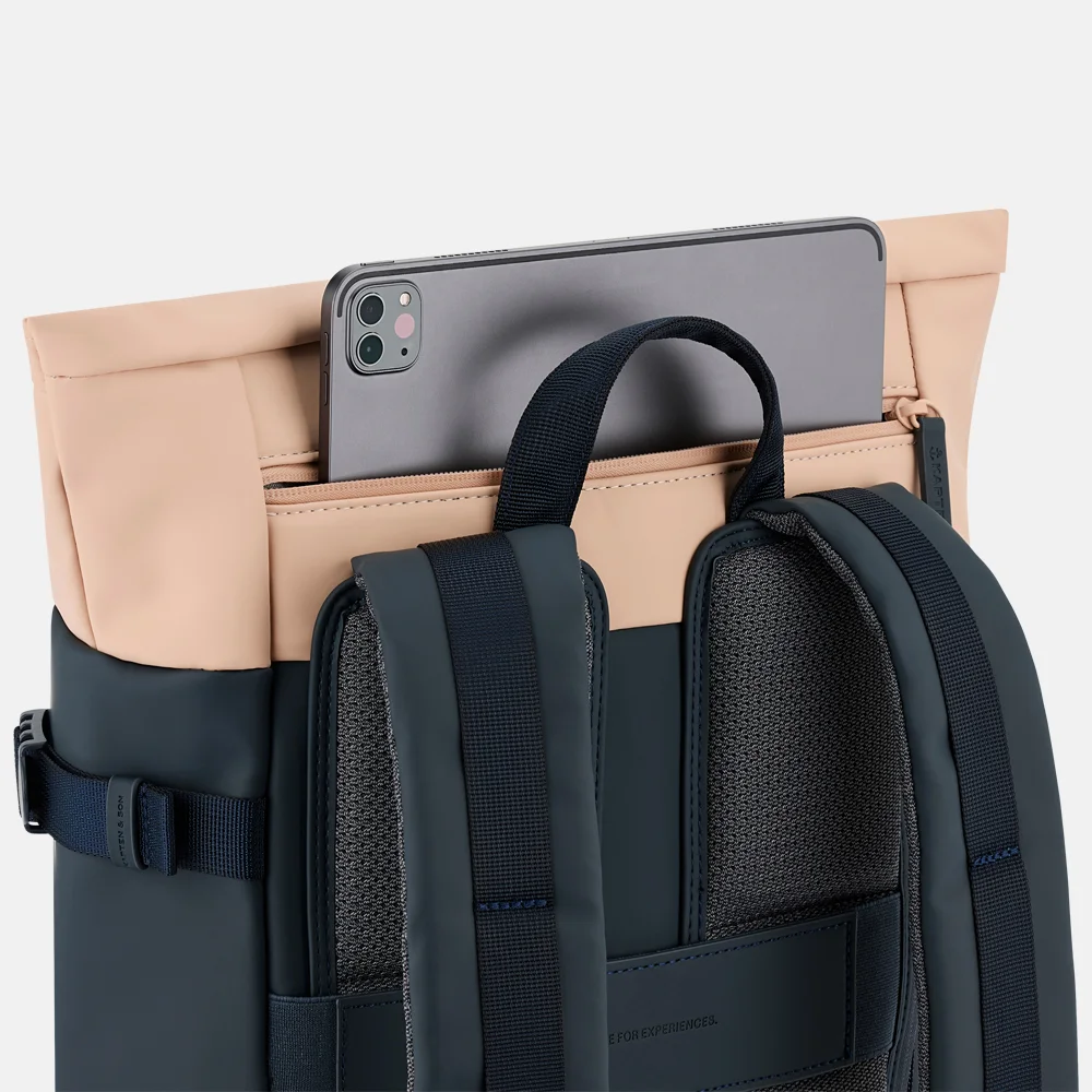 Kapten & Son Helsinki 2.0 rugzak 15 inch navy bij Duifhuizen