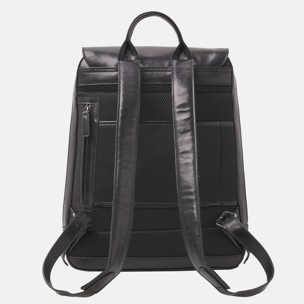 Castelijn & Beerens Gaucho Guus rugzak 15.6 inch zwart bij Duifhuizen