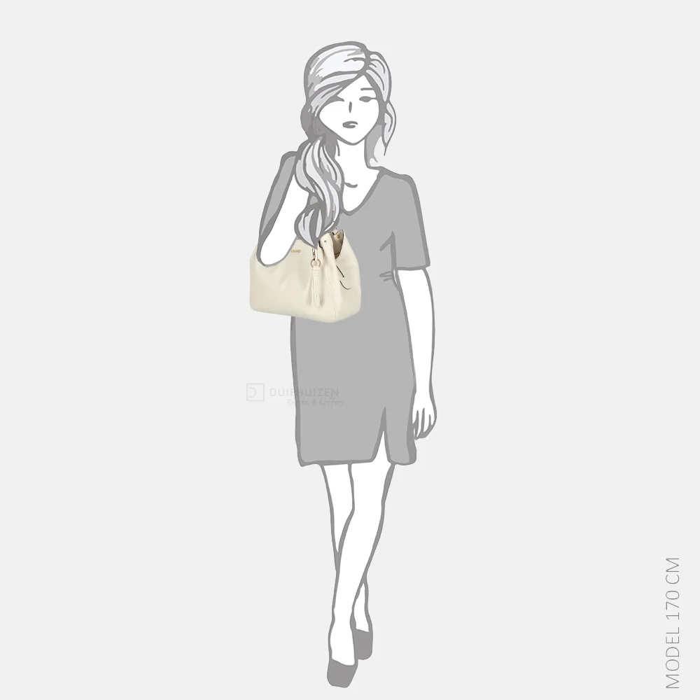 Liu Jo Cirry handtas M cream bij Duifhuizen