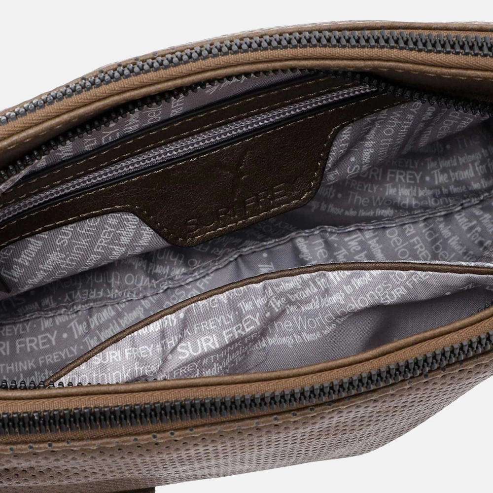 Suri Frey Celly crossbody tas mud bij Duifhuizen