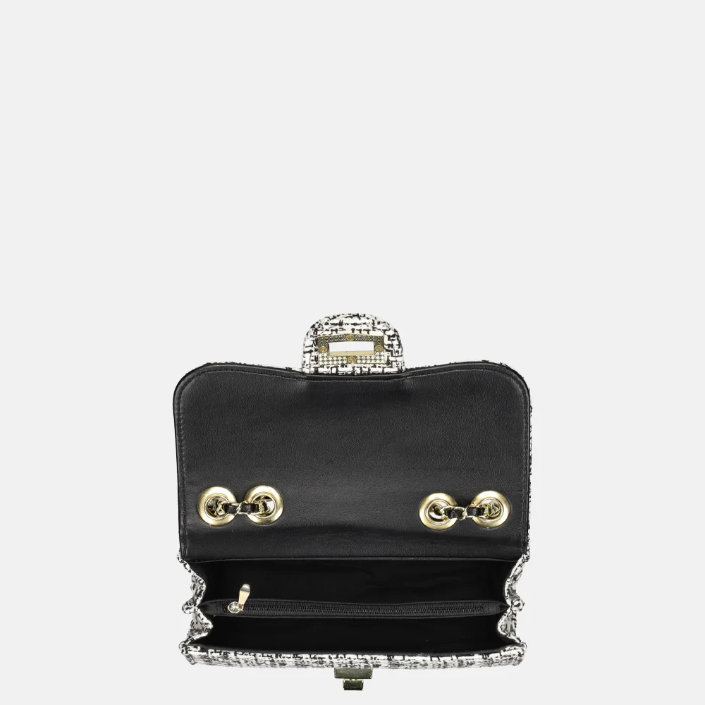 Firenze crossbody tas black/white bij Duifhuizen