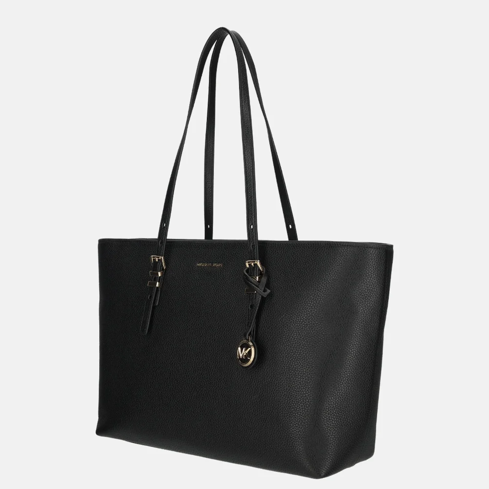 Michael Kors Quinn shopper L black bij Duifhuizen