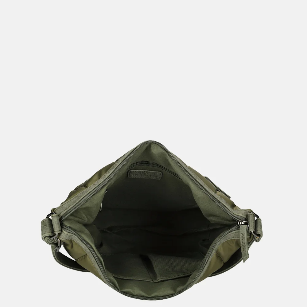 Enrico Benetti Demi crossbody tas olijfgroen bij Duifhuizen