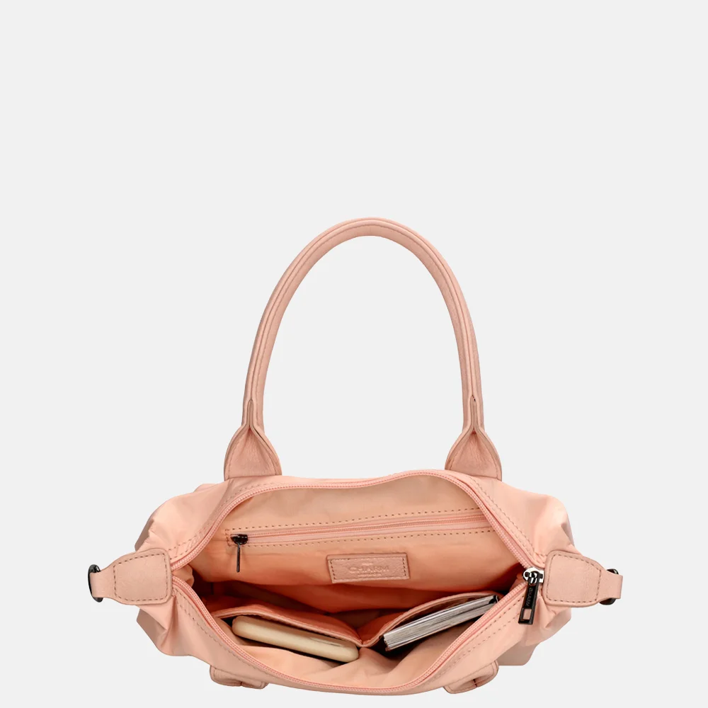 Charm London Buckingham Mono handtas lichtroze bij Duifhuizen