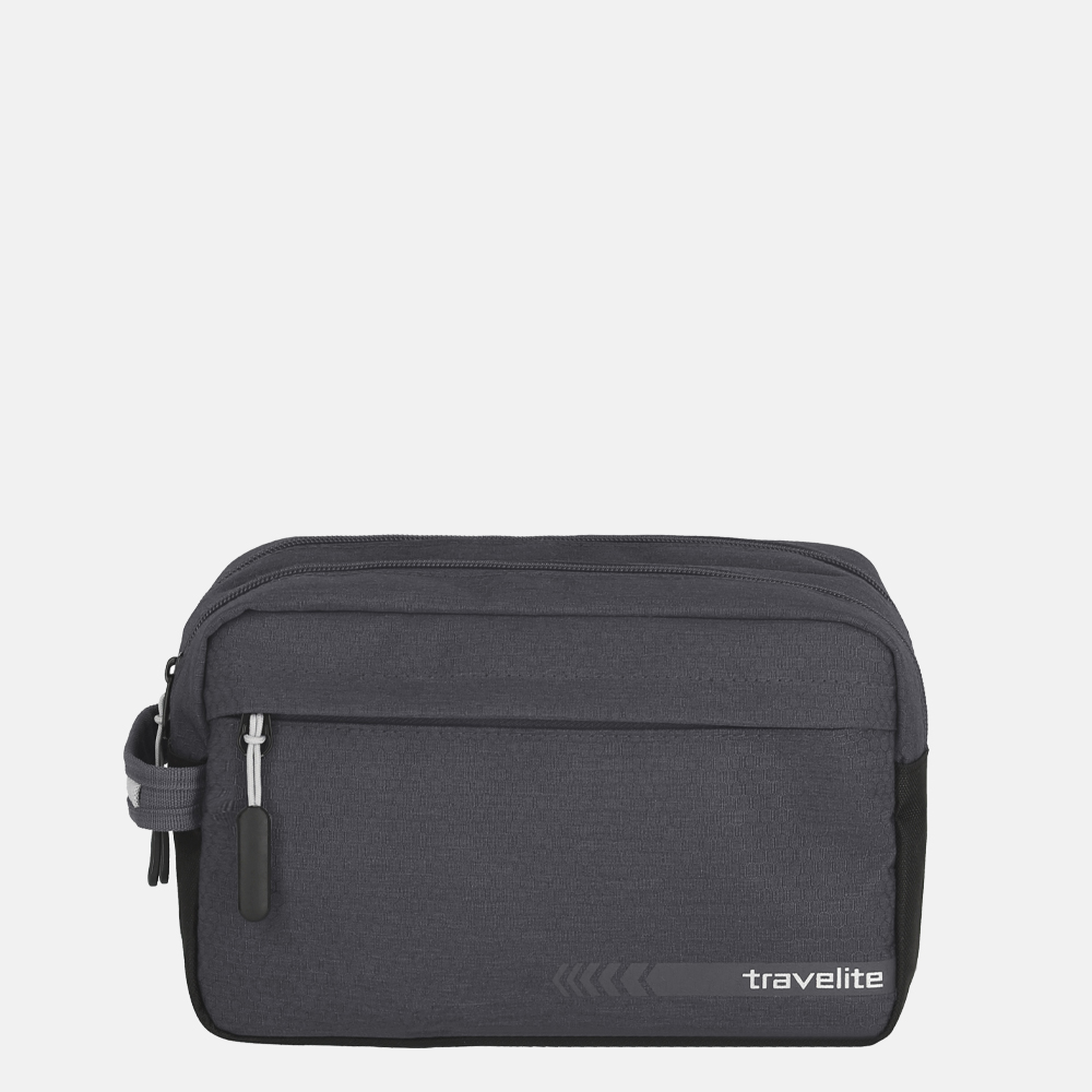 Travelite Kick Off toilettas dark anthracite bij Duifhuizen