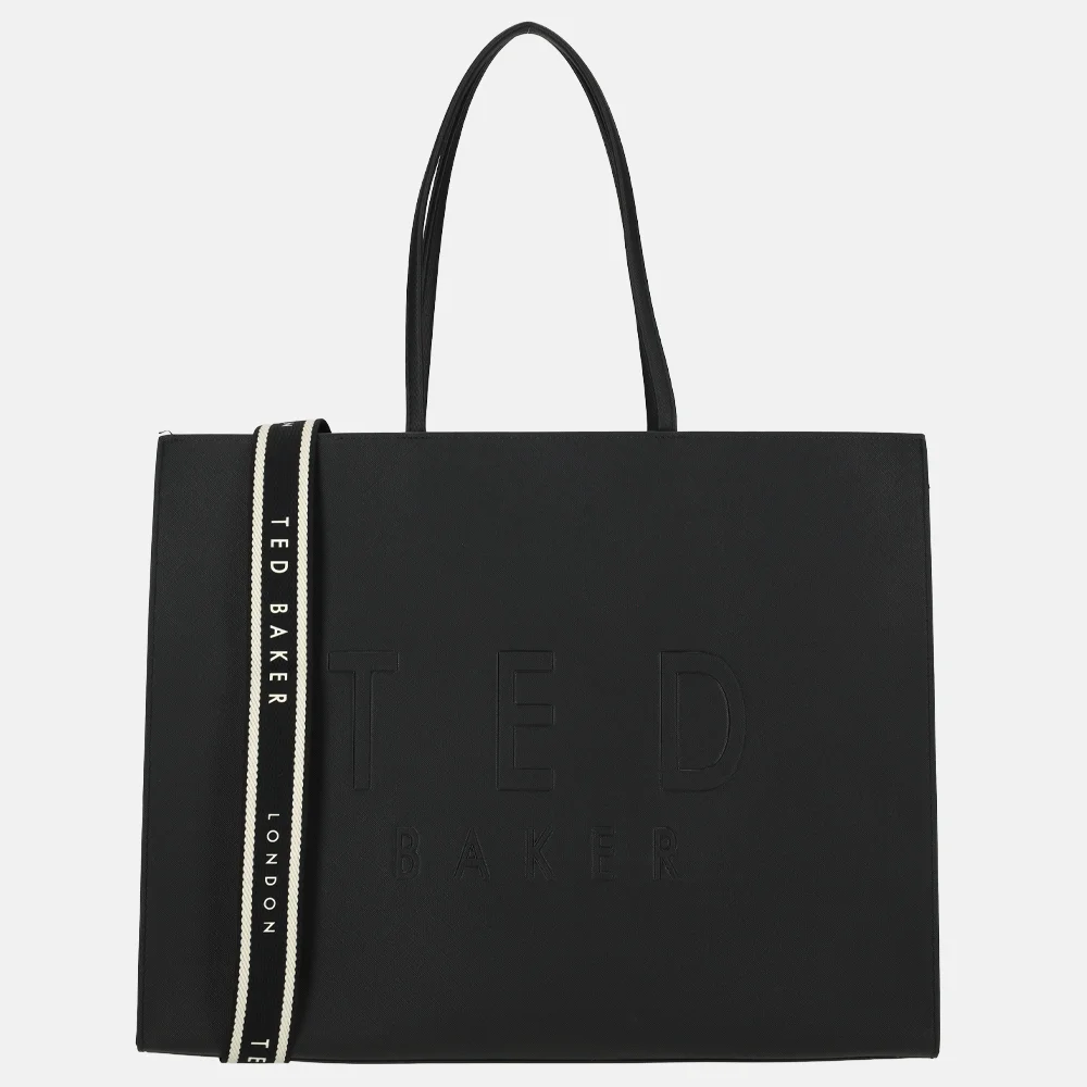 Ted Baker Iconna icon bag shopper XL jet black