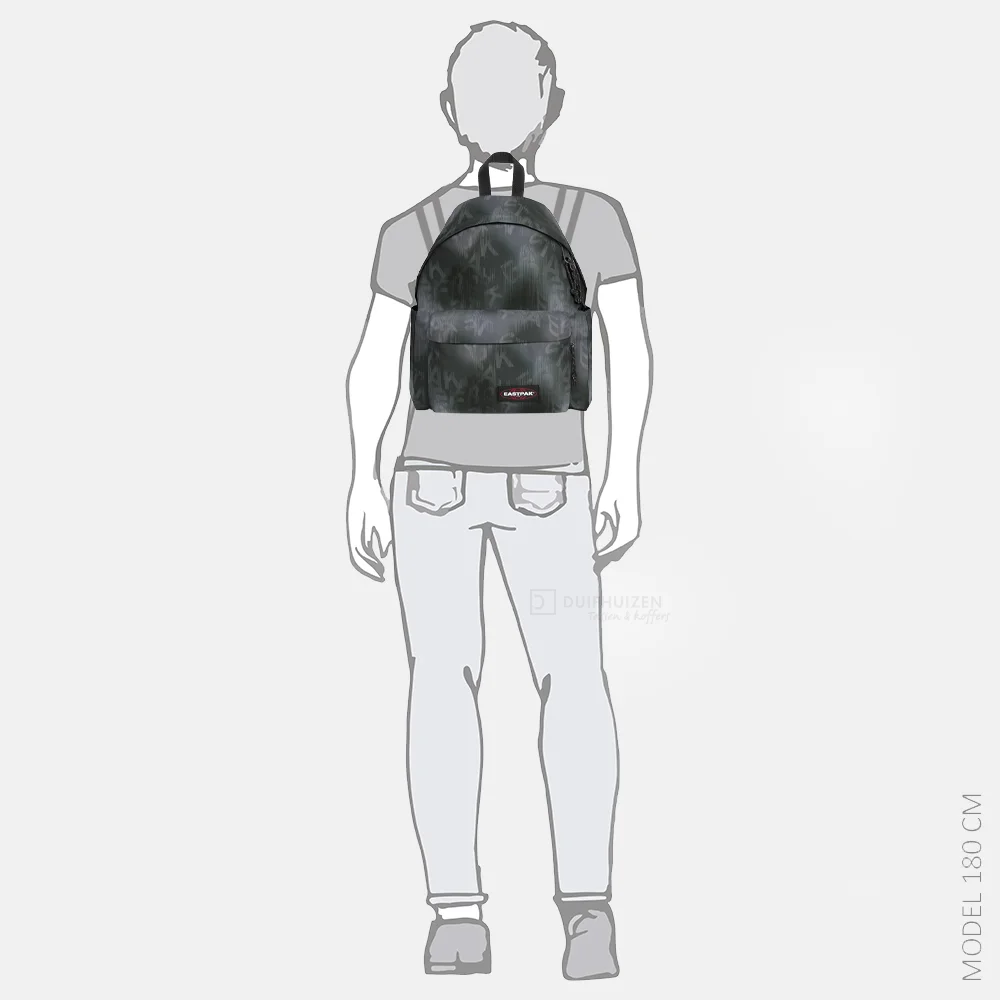Eastpak Day pak´r rugzak letter dye black bij Duifhuizen