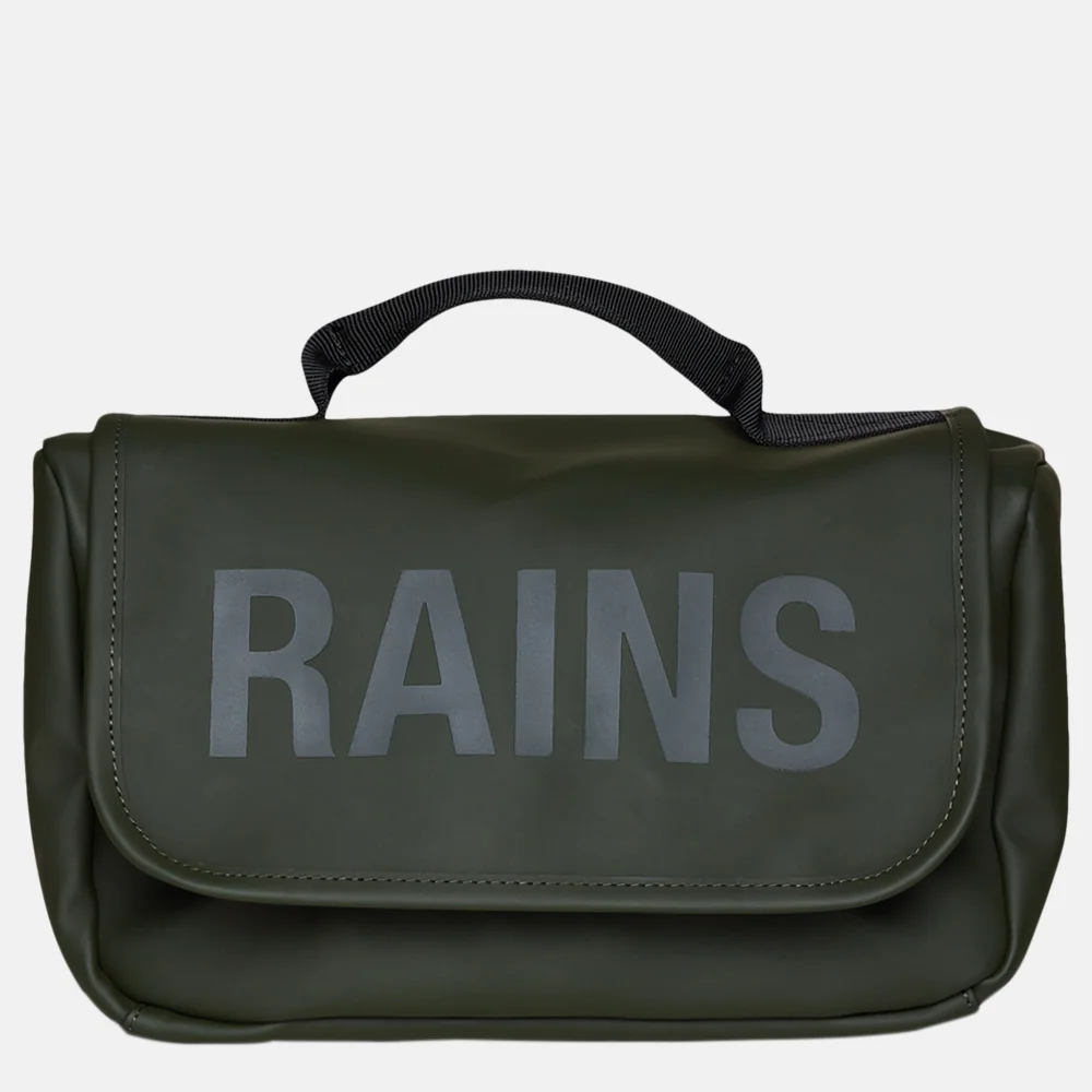 Rains Texel toilettas green  bij Duifhuizen