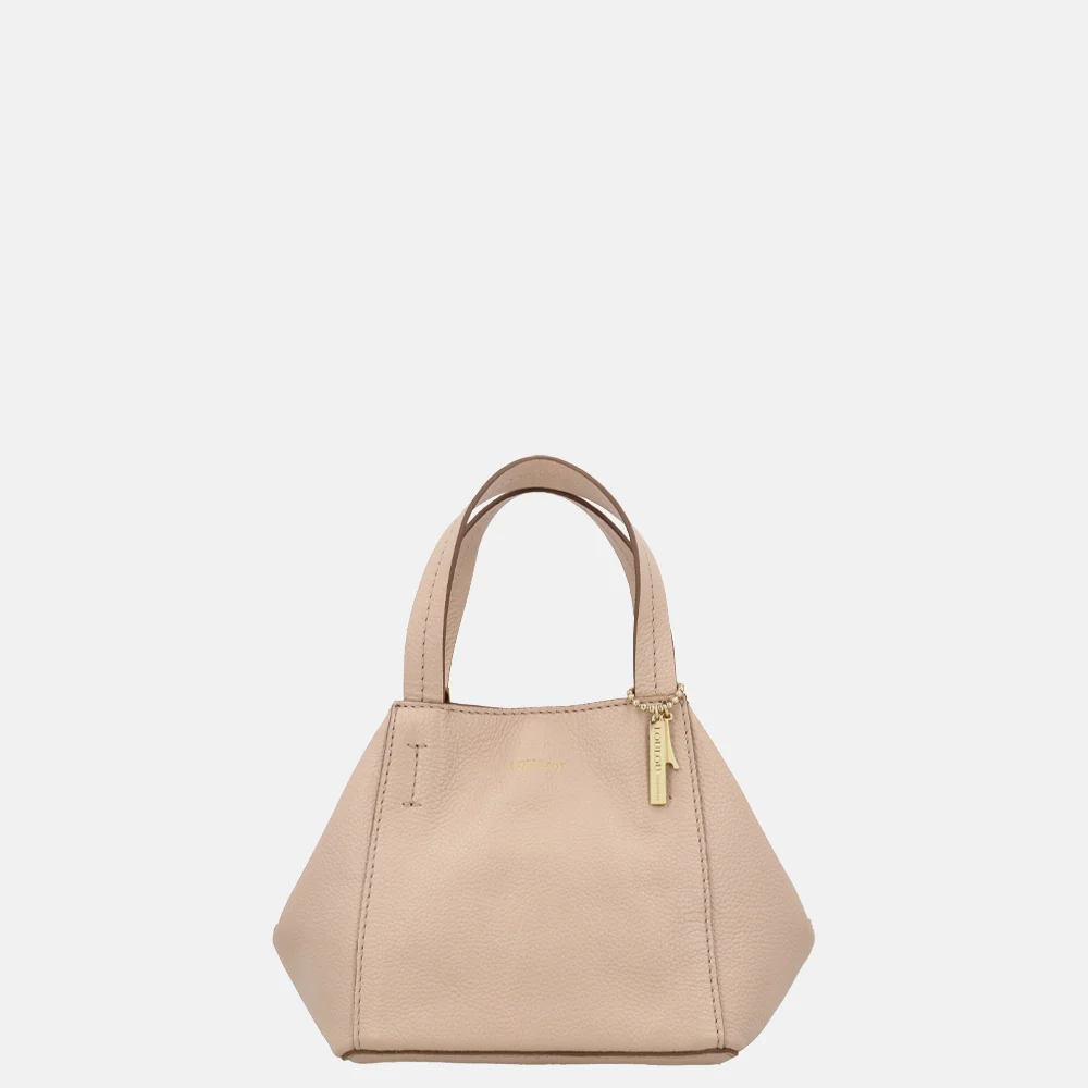 Loulou Essentiels Elodie handtas cashmere bij Duifhuizen