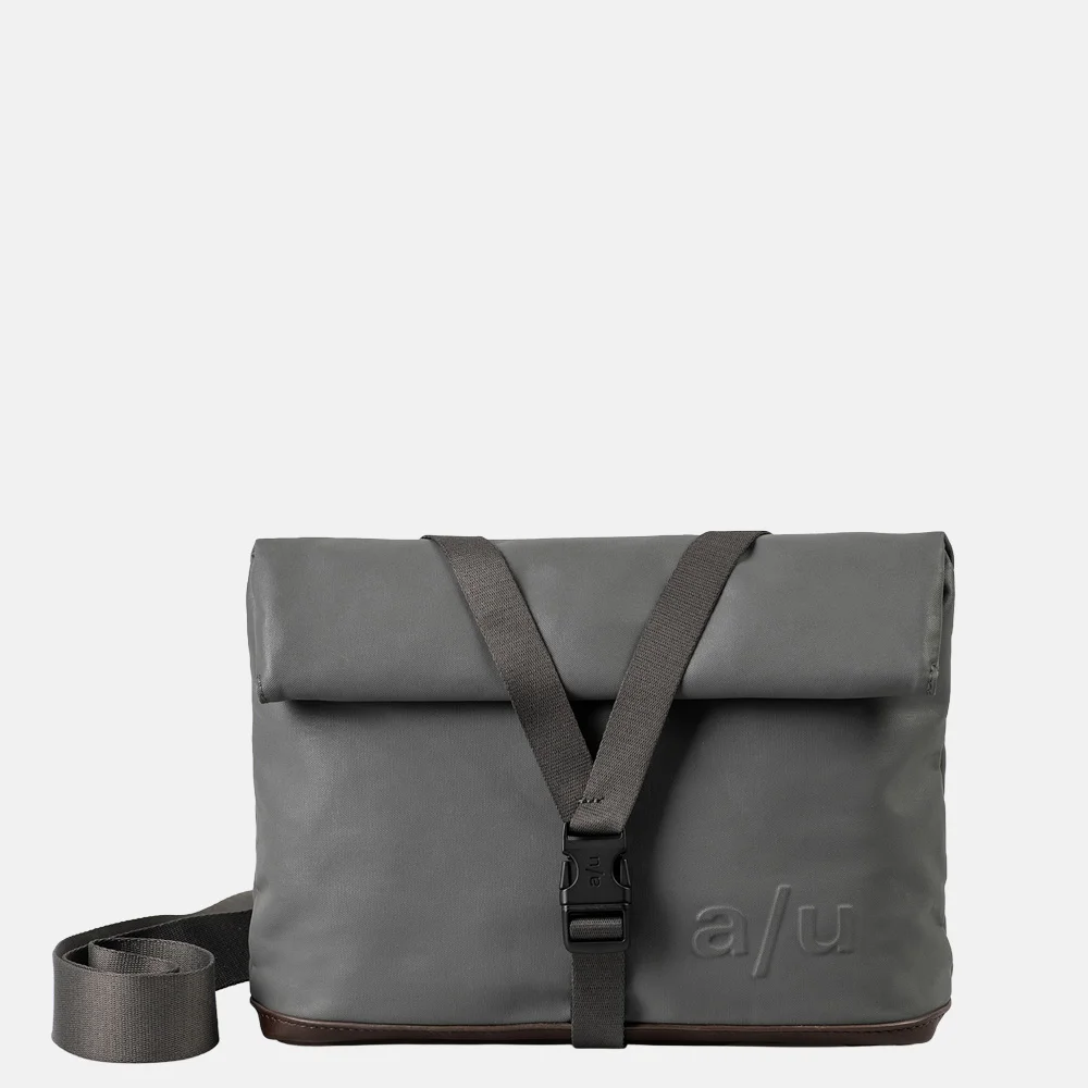 Aunts and Uncles Yao rolltop crossbody tas pewter