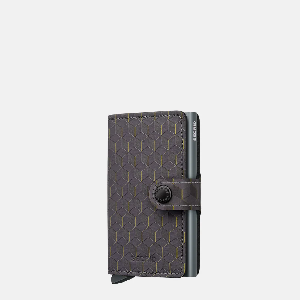 Secrid Miniwallet pasjeshouder optical grey yellow