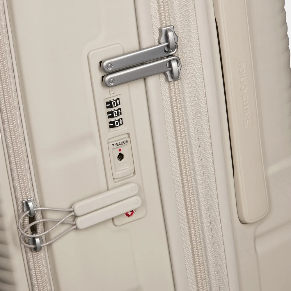 Samsonite Paralux HS Spinner reiskoffer expendable 75 cm stone grey bij Duifhuizen