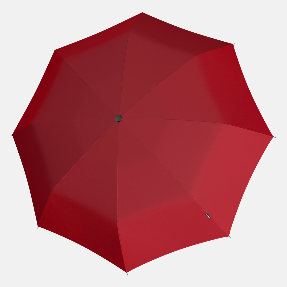 Knirps Duomatic opvouwbare paraplu M rood bij Duifhuizen