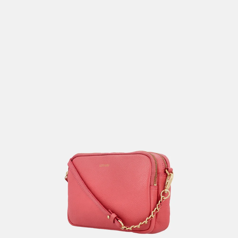 Loulou Essentiels Emilie crossbody tas grapefruit bij Duifhuizen
