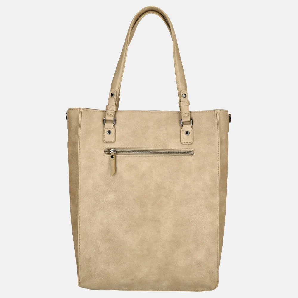 Enrico Benetti Lily shopper 17 inch mid taupe bij Duifhuizen