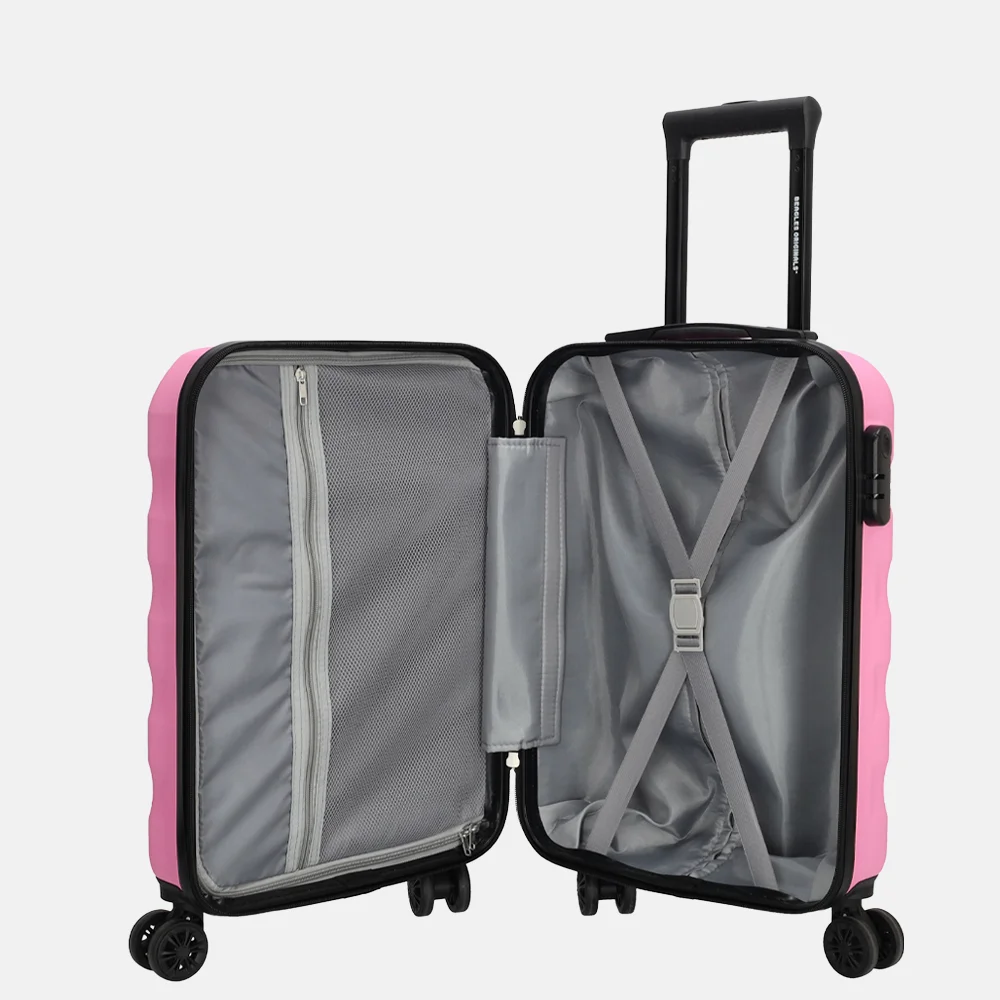Beagles Originals Go Travel handbagage koffer 54 cm roze bij Duifhuizen