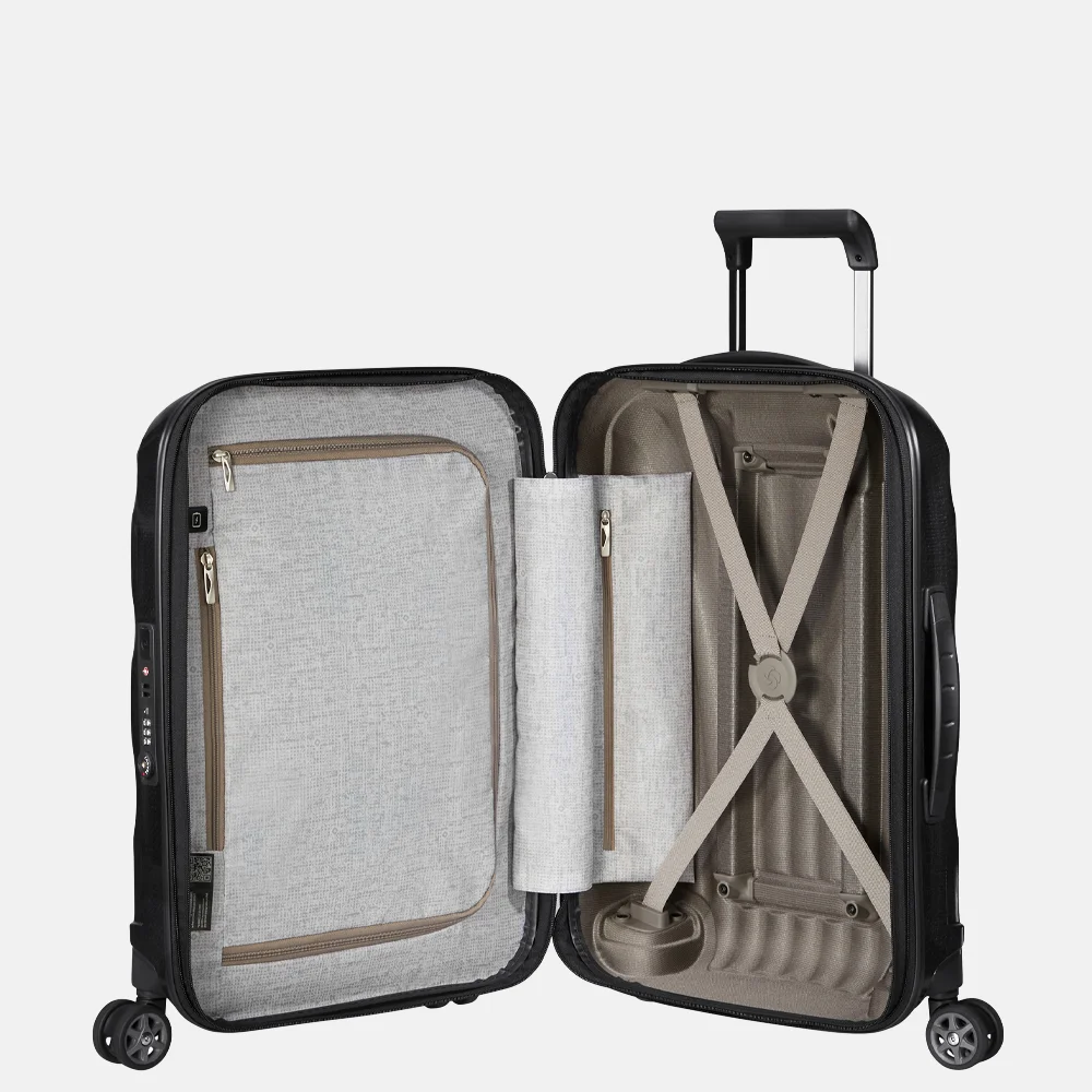 Samsonite C-Lite handbagage koffer 55 cm uitbreidbaar black bij Duifhuizen