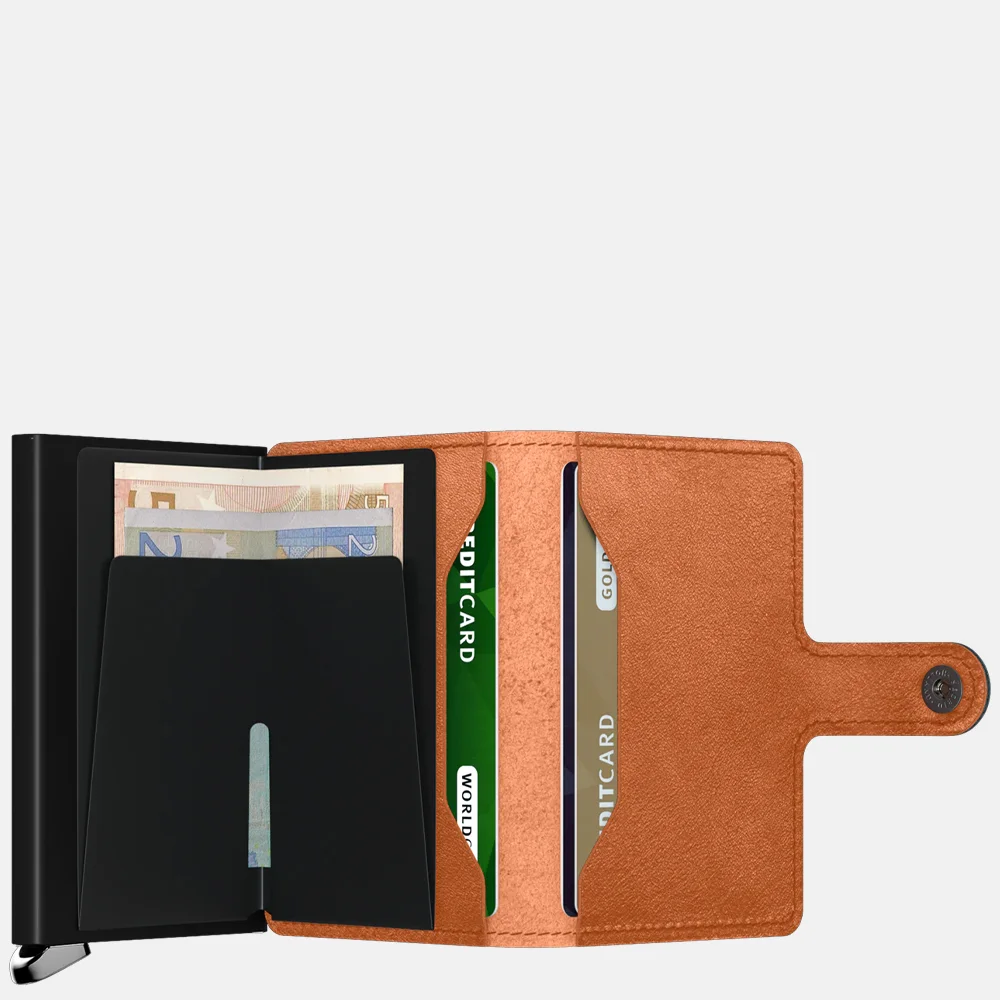 Secrid Miniwallet pasjeshouder basco cognac bij Duifhuizen