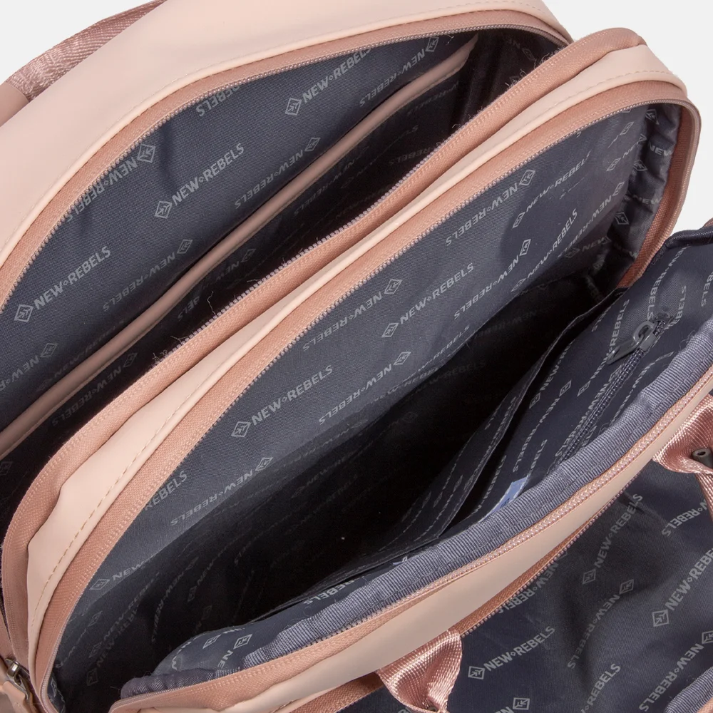 New Rebels William rugzak 15.6 inch old pink bij Duifhuizen