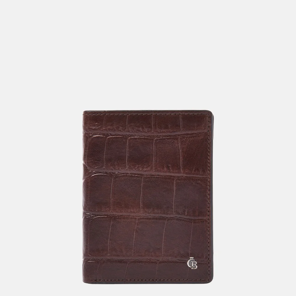 Castelijn en Beerens billfold croco mocca
