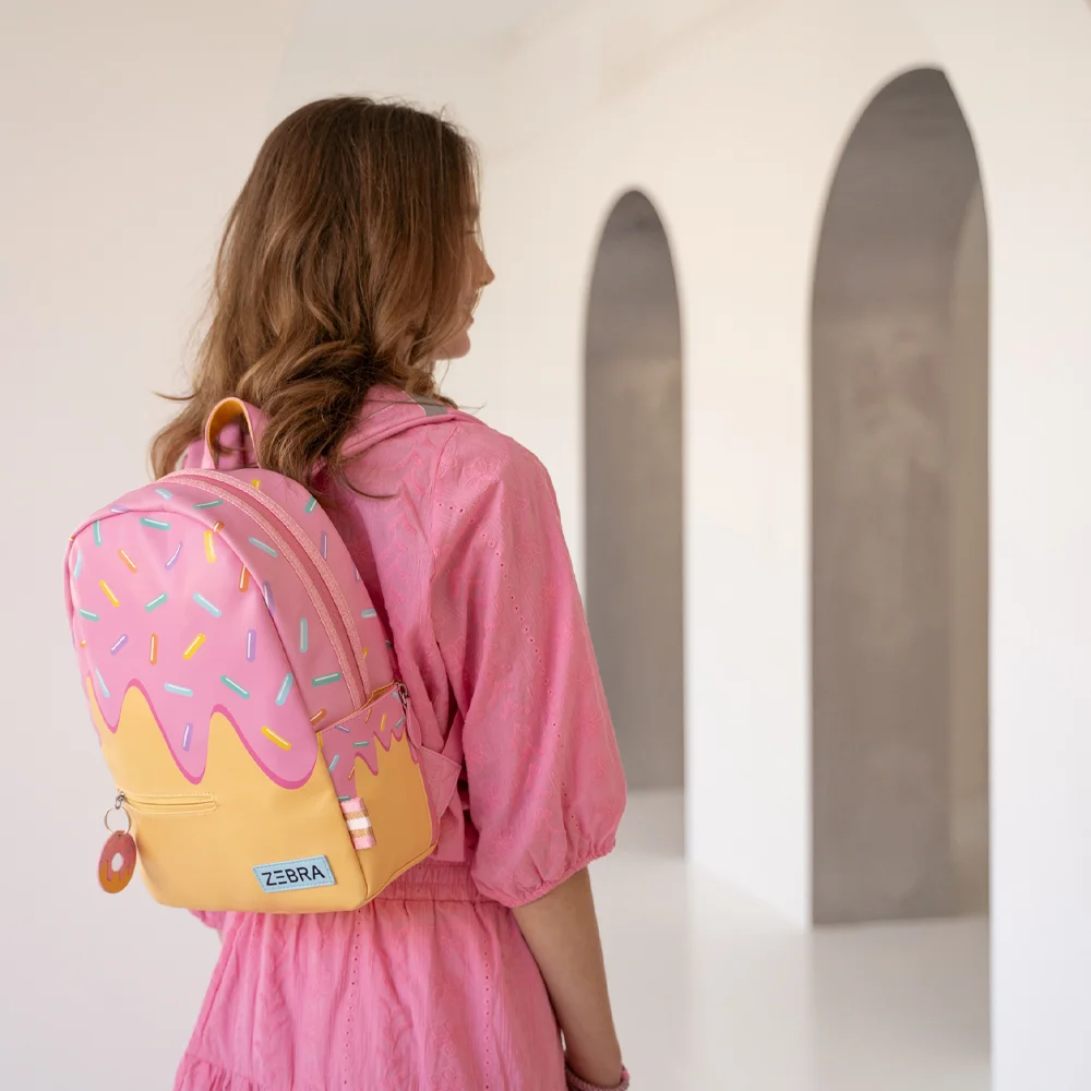 Zebra Trends Roos kinderrugzak limited donut multi bij Duifhuizen