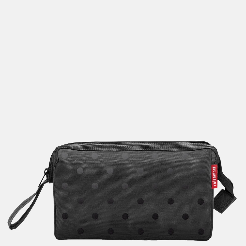 Reisenthel toilettas glossy dots black bij Duifhuizen