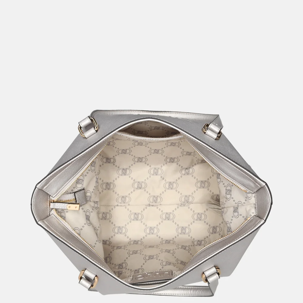 Liu Jo tote shopper M silver bij Duifhuizen