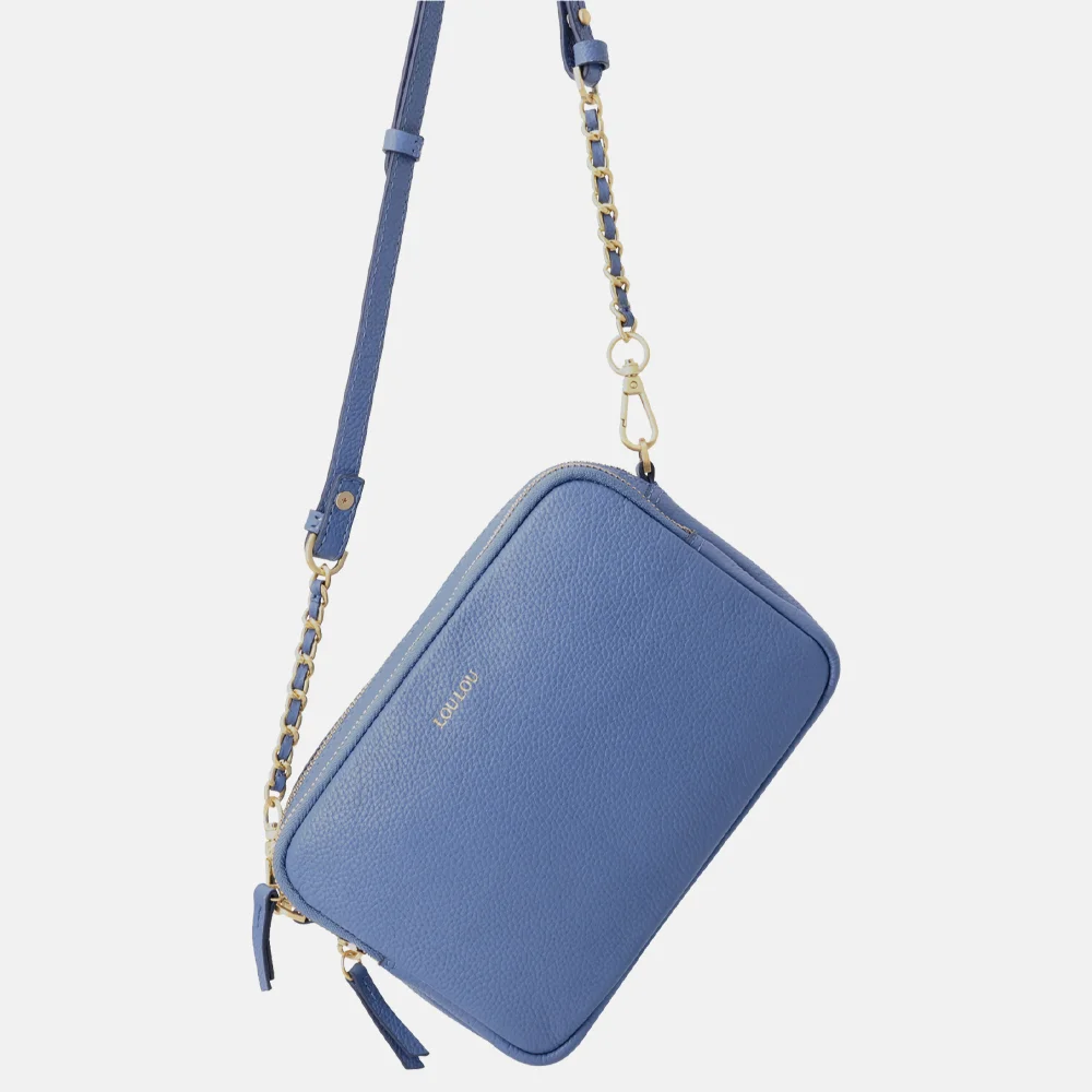 Loulou Essentiels Emilie crossbody tas hortensia bij Duifhuizen