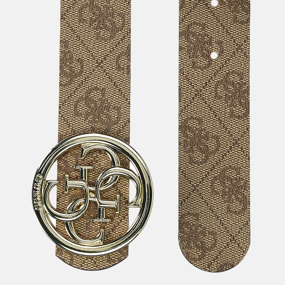 Guess Candace riem reversible brown bij Duifhuizen