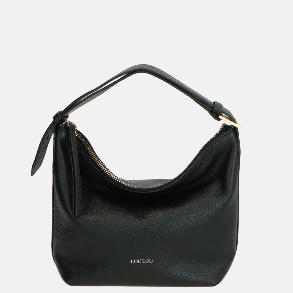 Loulou Essentiels Marie handtas black bij Duifhuizen