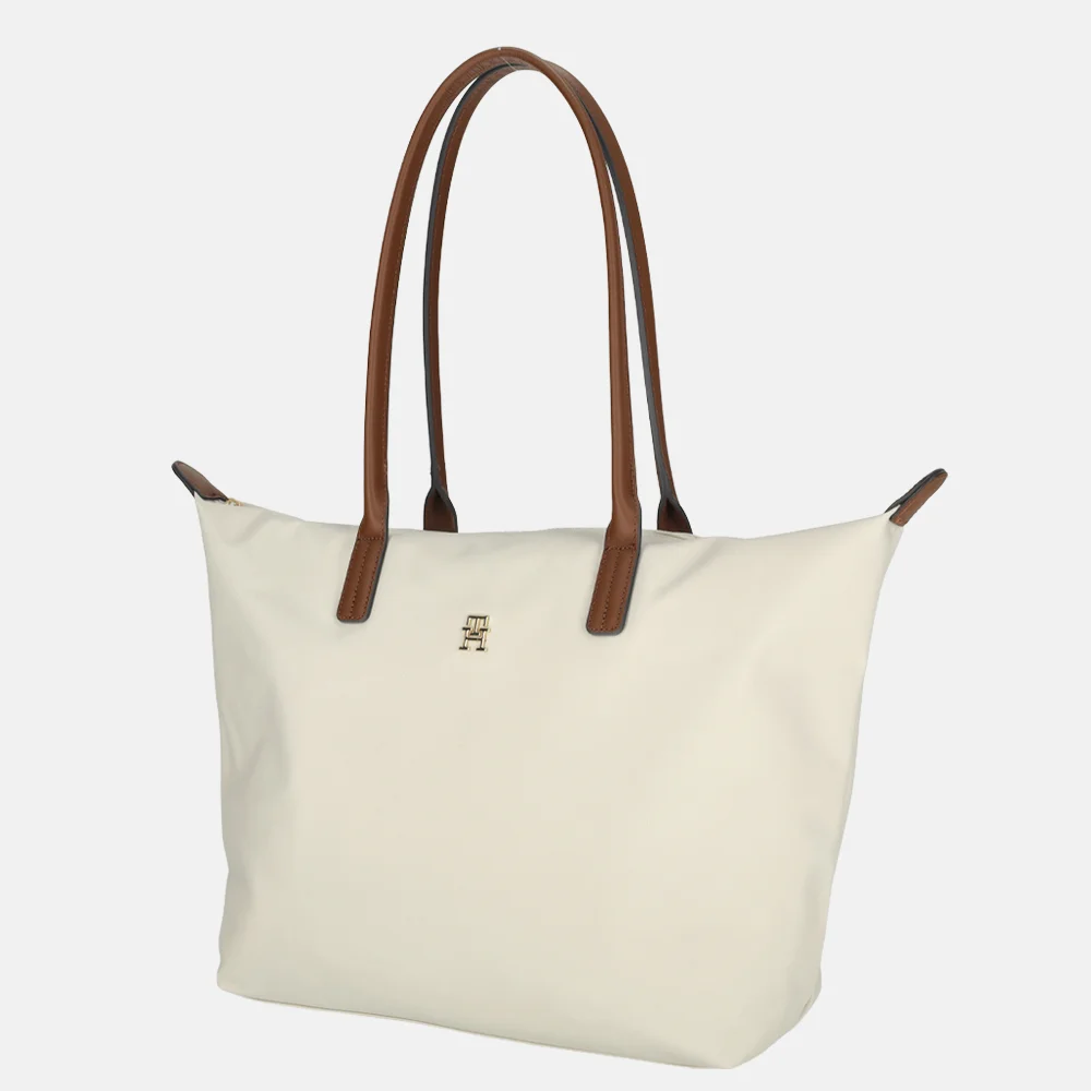 Tommy Hilfiger Popette tote shopper soft cream bij Duifhuizen