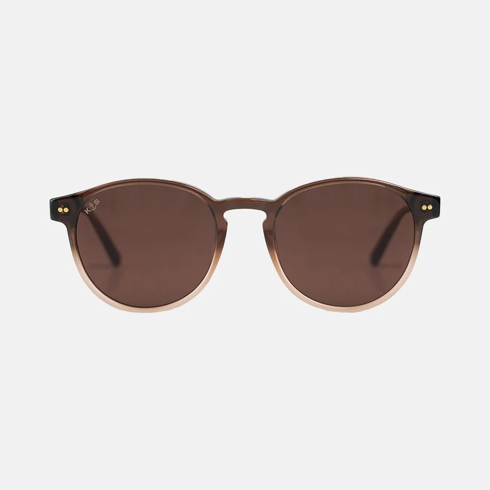 Kapten & Son Marais zonnebril large gradient brown