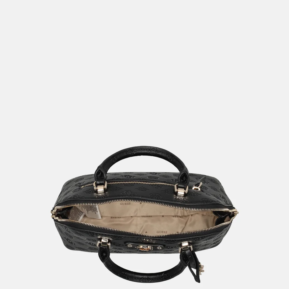 Guess Dita handtas black logo bij Duifhuizen