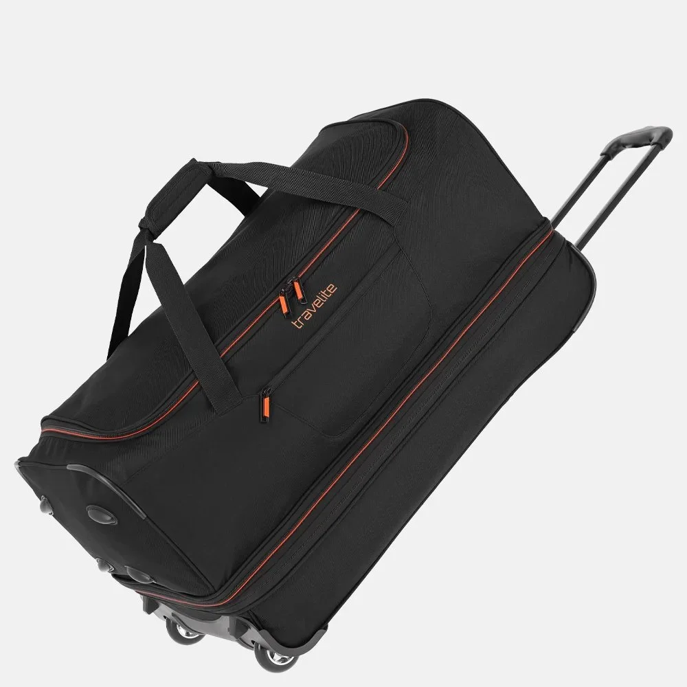 Travelite Basics reistas 70 cm black/orange bij Duifhuizen