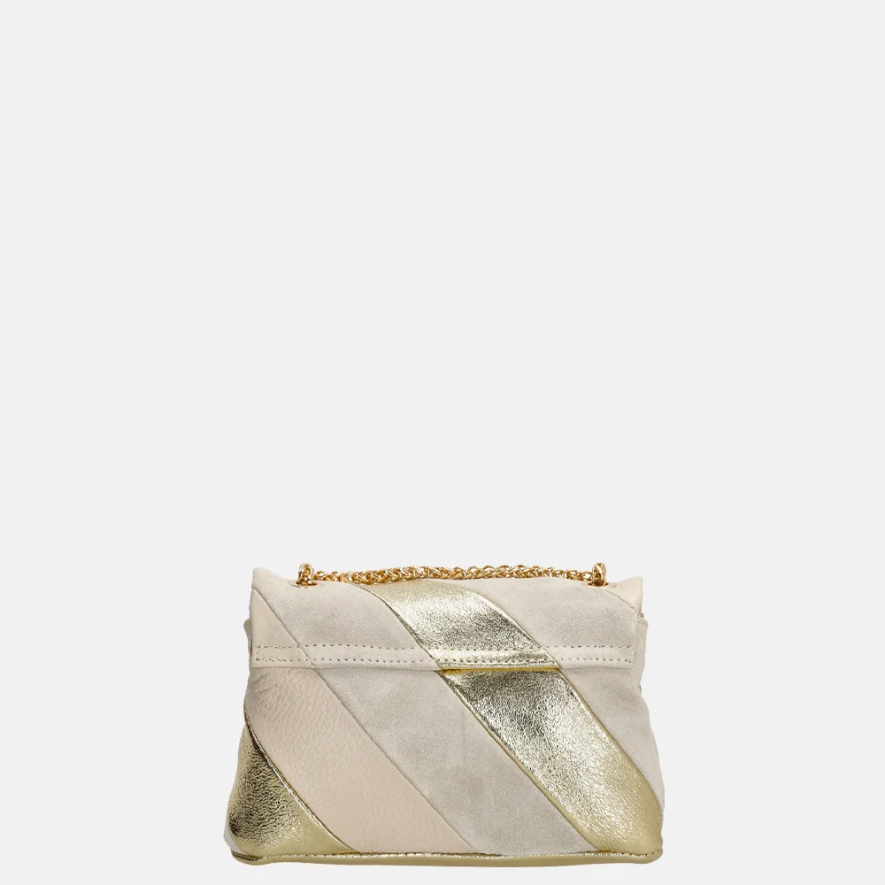 Charm London Elise crossbody tas beige bij Duifhuizen