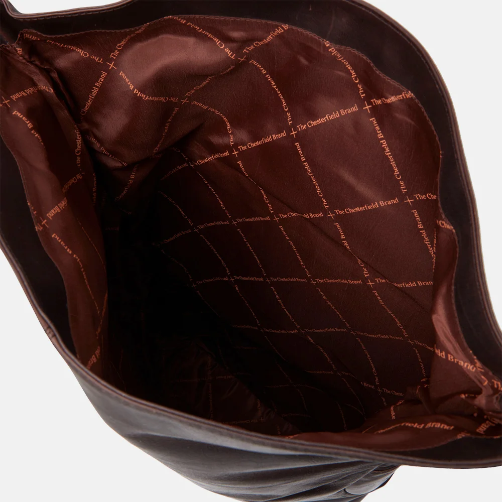 Chesterfield Liverpool rugzak 15 inch dark brown bij Duifhuizen