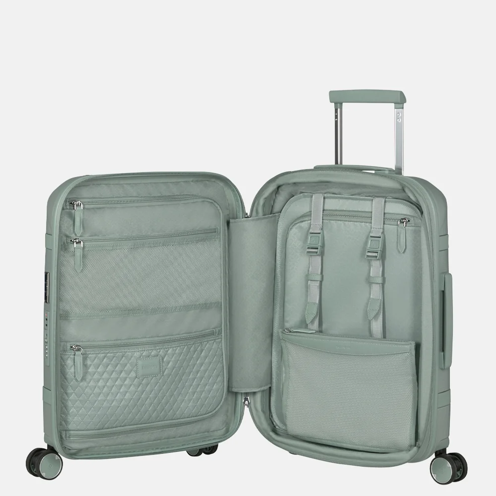 Samsonite Image Spinner handbagage koffer expendable 55 cm thyme bij Duifhuizen